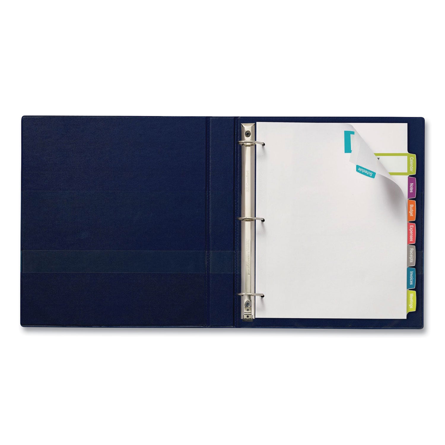 Avery Big Tab Printable Large White Label Tab Dividers, 8-Tab, 11 x 8.5, White, 4 Sets (14439)