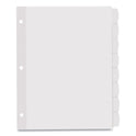 Avery Big Tab Printable White Label Tab Dividers, 8-Tab, 11 x 8.5, White, 4 Sets (14433)