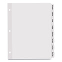 Avery Big Tab Printable White Label Tab Dividers, 8-Tab, 11 x 8.5, White, 4 Sets (14433)