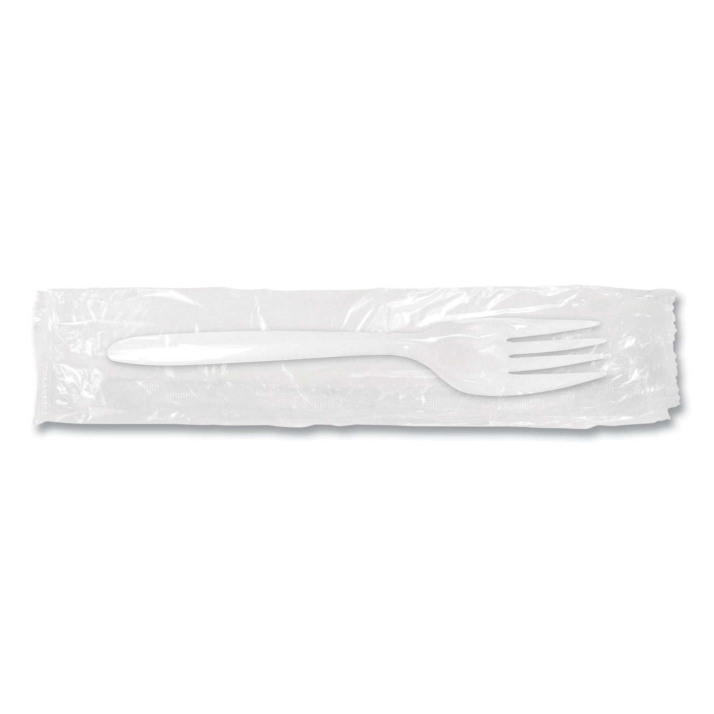 Berkley Square Individually Wrapped Mediumweight Cutlery, Forks, White, 1,000/Carton (1102000)