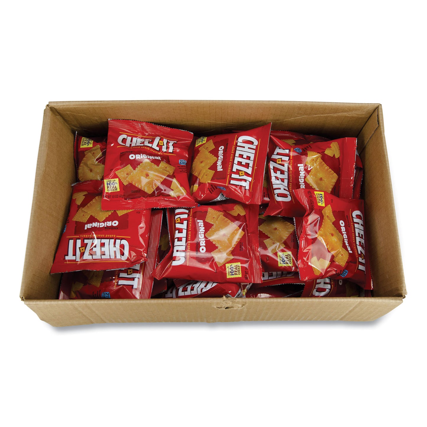 Cheez-It Baked Snack Crackers, 1.5 oz Bag, 60/Carton (SUB12261)