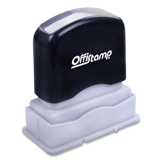 Offistamp Pre-Inked Message Stamp, COPY, 1.63" x 0.38", Blue Ink (034501)