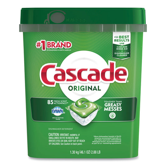 Cascade ActionPacs, Fresh Scent, 85/Pack (18629)