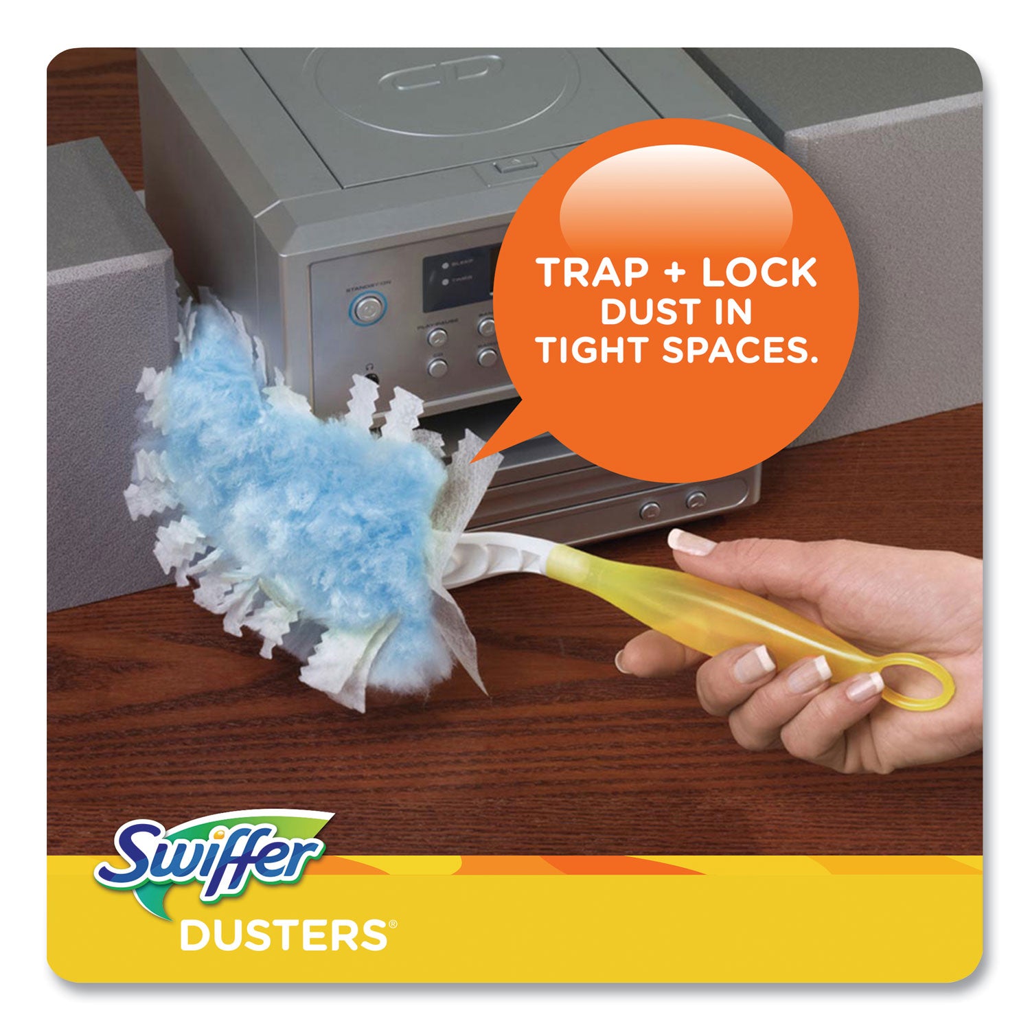 Swiffer Dusters Refill, Dust Lock Fiber, Lavender Scent, Light Blue, 18/Box (99037)