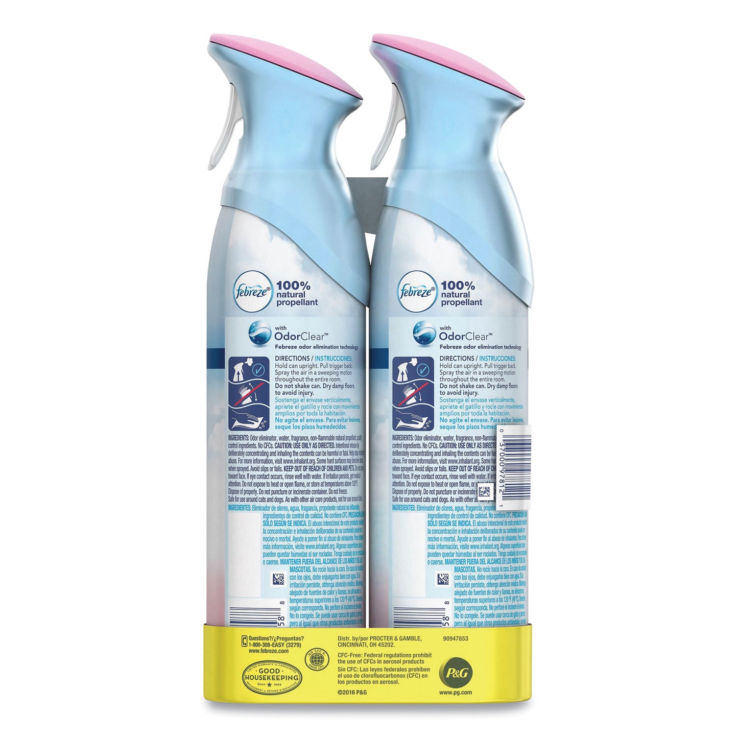Febreze AIR, Downy April Fresh, 8.8 oz Aerosol Spray, 2/Pack (97812)