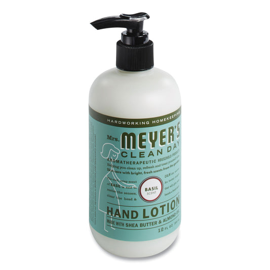 s Clean Day Hand Lotion, 12 oz Pump Bottle, Basil (686591)