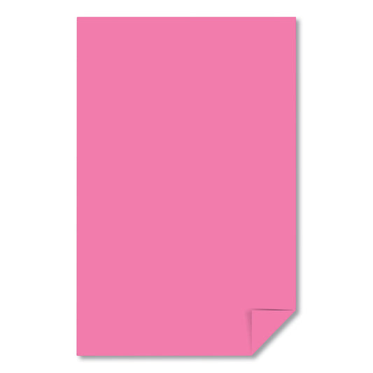 Astrobrights Color Paper, 24 lb Bond Weight, 11 x 17, Pulsar Pink, 500/Ream (2103322623)