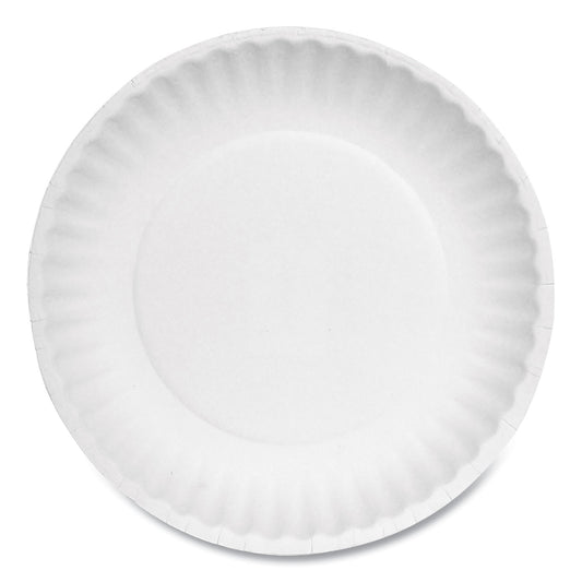 AJM Paper Plates, 6" dia, White, 1,000/Carton (PP6AJKWH)