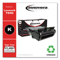 Innovera Remanufactured Black High-Yield Toner, Replacement for T640, 21,000 Page-Yield (83640)