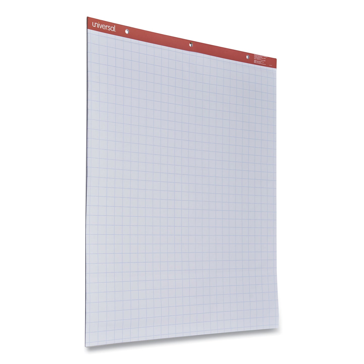 Universal Easel Pads/Flip Charts, Quadrille Rule (1 sq/in), 27 x 34, White, 50 Sheets, 2/Carton (35602)