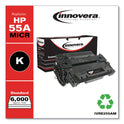 Innovera Remanufactured Black MICR Toner, Replacement for 55AM (CE255AM), 6,000 Page-Yield