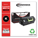 Innovera Remanufactured Black High-Yield MICR Toner, Replacement for MS710M (52D0HA0), 25,000 Page-Yield