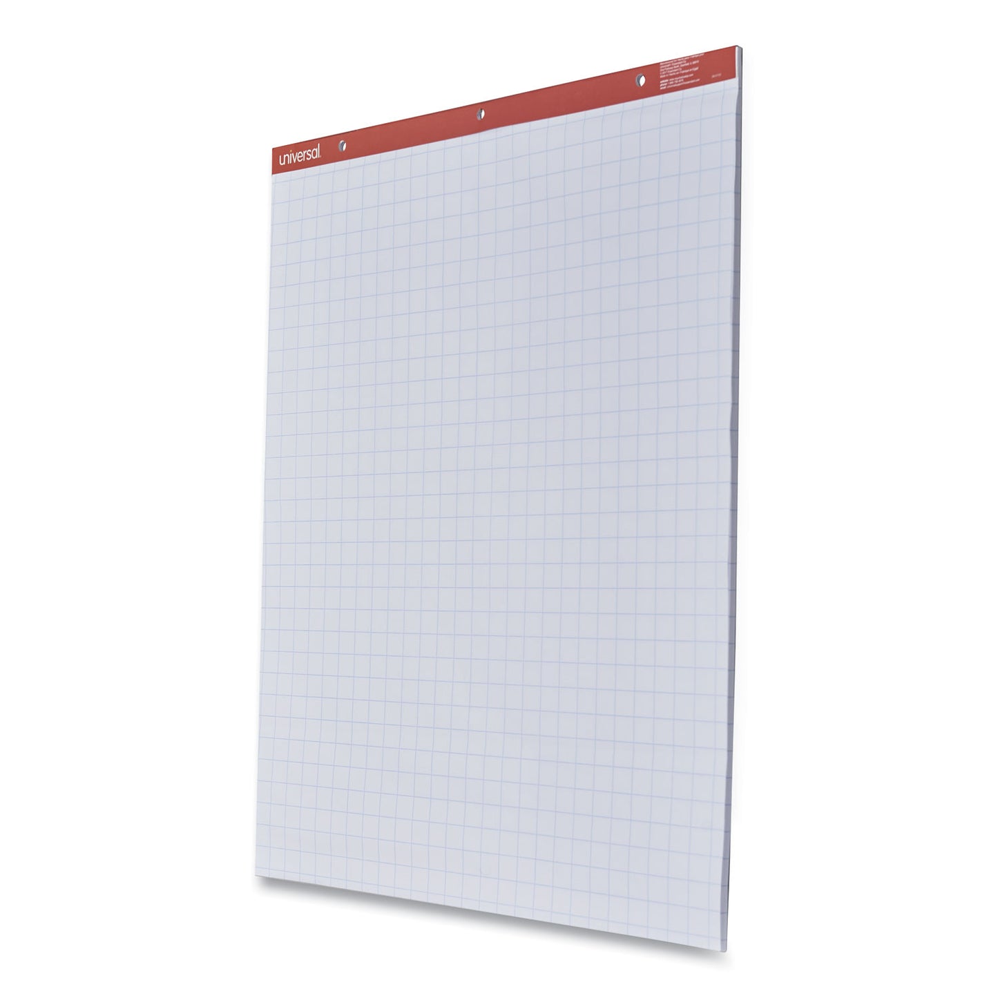 Universal Easel Pads/Flip Charts, Quadrille Rule (1 sq/in), 27 x 34, White, 50 Sheets, 2/Carton (35602)