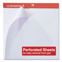 Universal Easel Pads/Flip Charts, Unruled, 27 x 34, White, 50 Sheets, 2/Carton (35600)