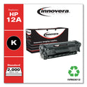 Innovera Remanufactured Black Toner, Replacement for 12A (Q2612A), 2,000 Page-Yield (83012)