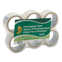 Duck Commercial Grade Packaging Tape, 3" Core, 1.88" x 55 yds, Clear, 6/Pack (240053)