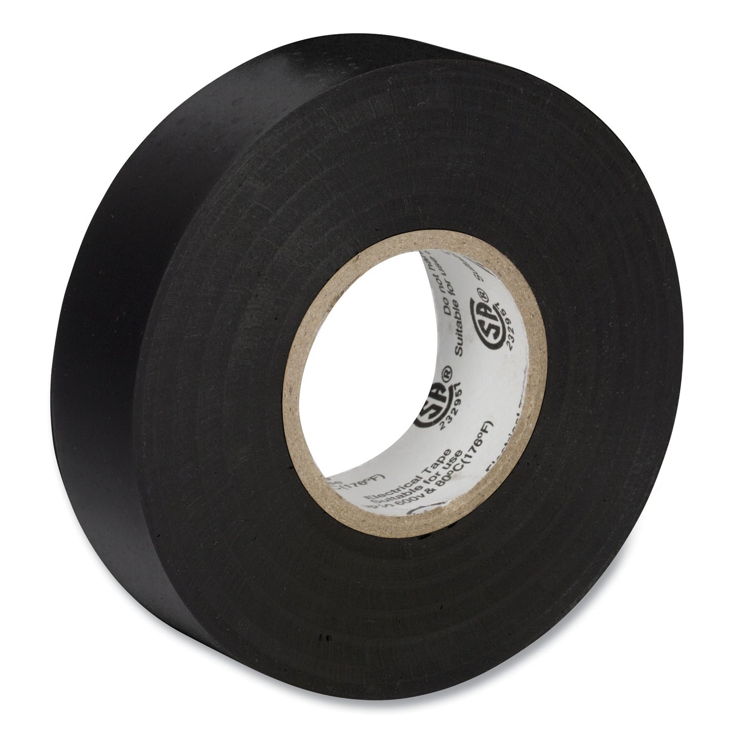 Duck Pro Electrical Tape, 1" Core, 0.75" x 66 ft, Black (551117)