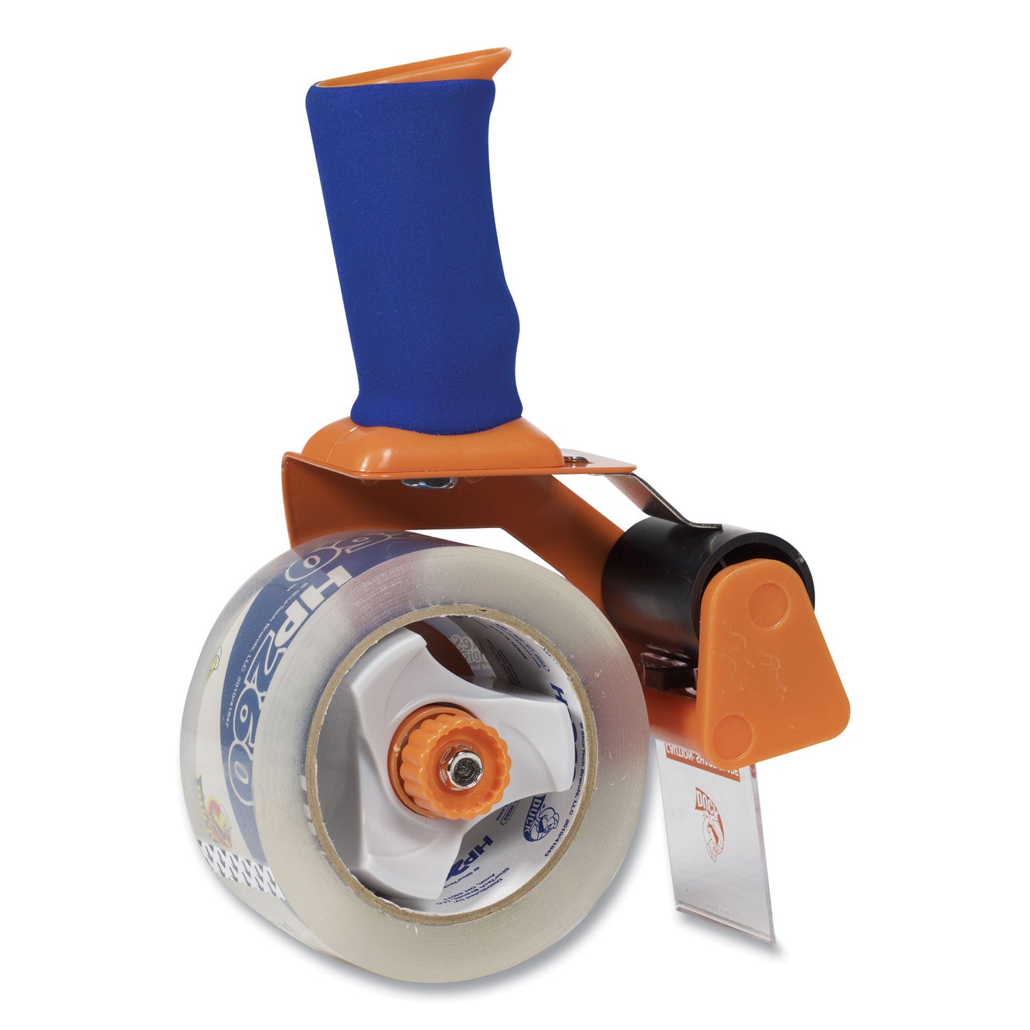 Duck Bladesafe Antimicrobial Tape Gun with One Roll of Tape, 3" Core, For Rolls Up to 2" x 60 yds, Orange (1078566)