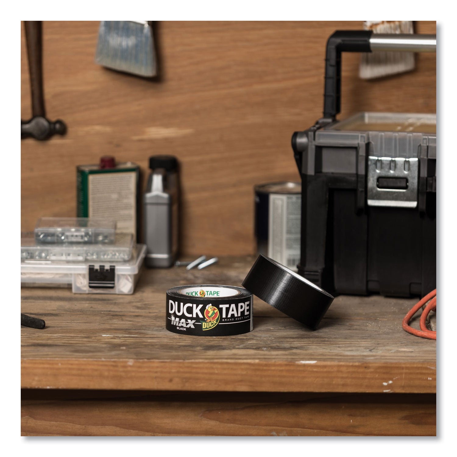 Duck MAX Duct Tape, 3" Core, 1.88" x 35 yds, Black (240867)