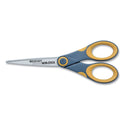 Westcott Non-Stick Titanium Bonded Scissors, 7" Long, 3" Cut Length, Straight Gray/Yellow Handle (14851)