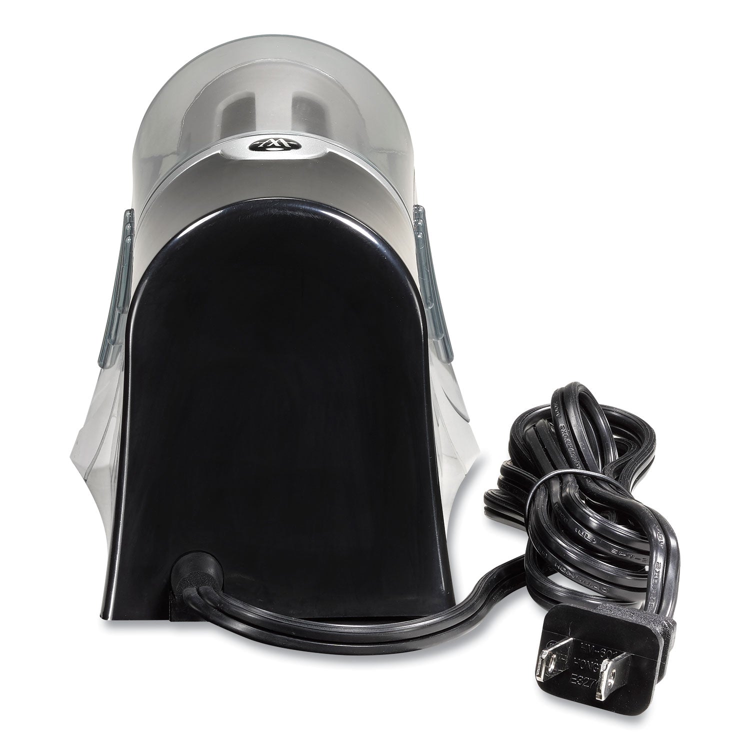 Westcott iPoint Evolution Axis Pencil Sharpener, AC-Powered, 4.25 x 7 x 4.75, Black/Silver (15510)