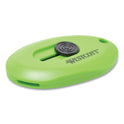 Westcott Compact Safety Ceramic Blade Box Cutter, Retractable Blade, 0.5" Blade, 2.5" Plastic Handle, Green (16474)