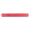 Westcott 12" Jewel Colored Ruler, Standard/Metric, Plastic (12975)