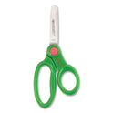 Westcott Kids' Scissors with Antimicrobial Protection, Rounded Tip, 5" Long, 2" Cut Length, Straight Assorted Color Handles, 12/Pack (14871)