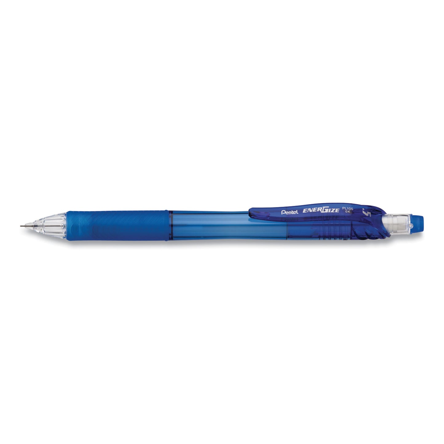 Pentel EnerGize-X Mechanical Pencil, 0.5 mm, HB (#2), Black Lead, Blue Barrel, Dozen (PL105C)