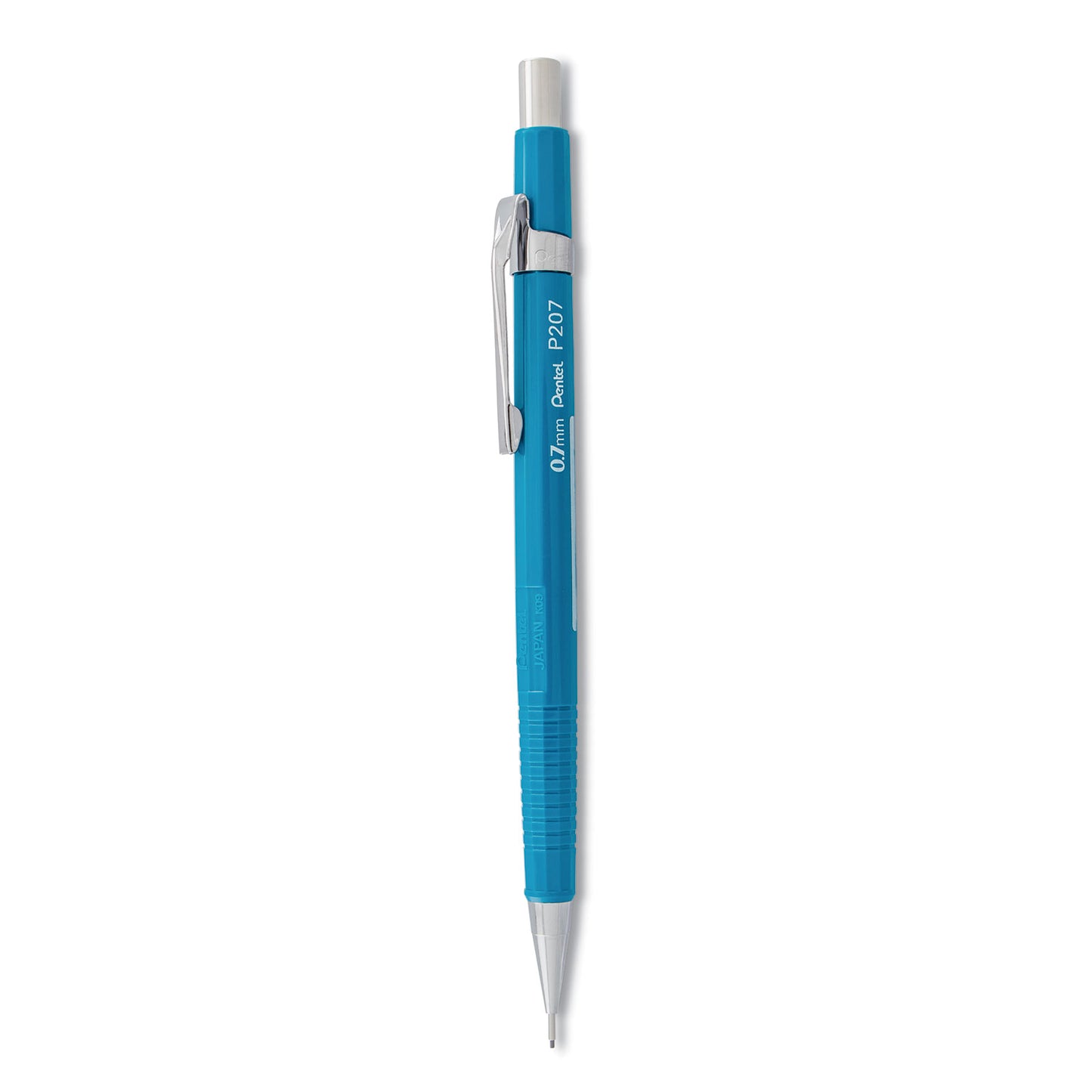 Pentel Sharp Mechanical Pencil, 0.7 mm, HB (#2), Black Lead, Blue Barrel (P207C)