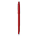 Pentel Rolling Writer Roller Ball Pen, Stick, Medium 0.8 mm, Red Ink, Red Barrel, Dozen (R100B)