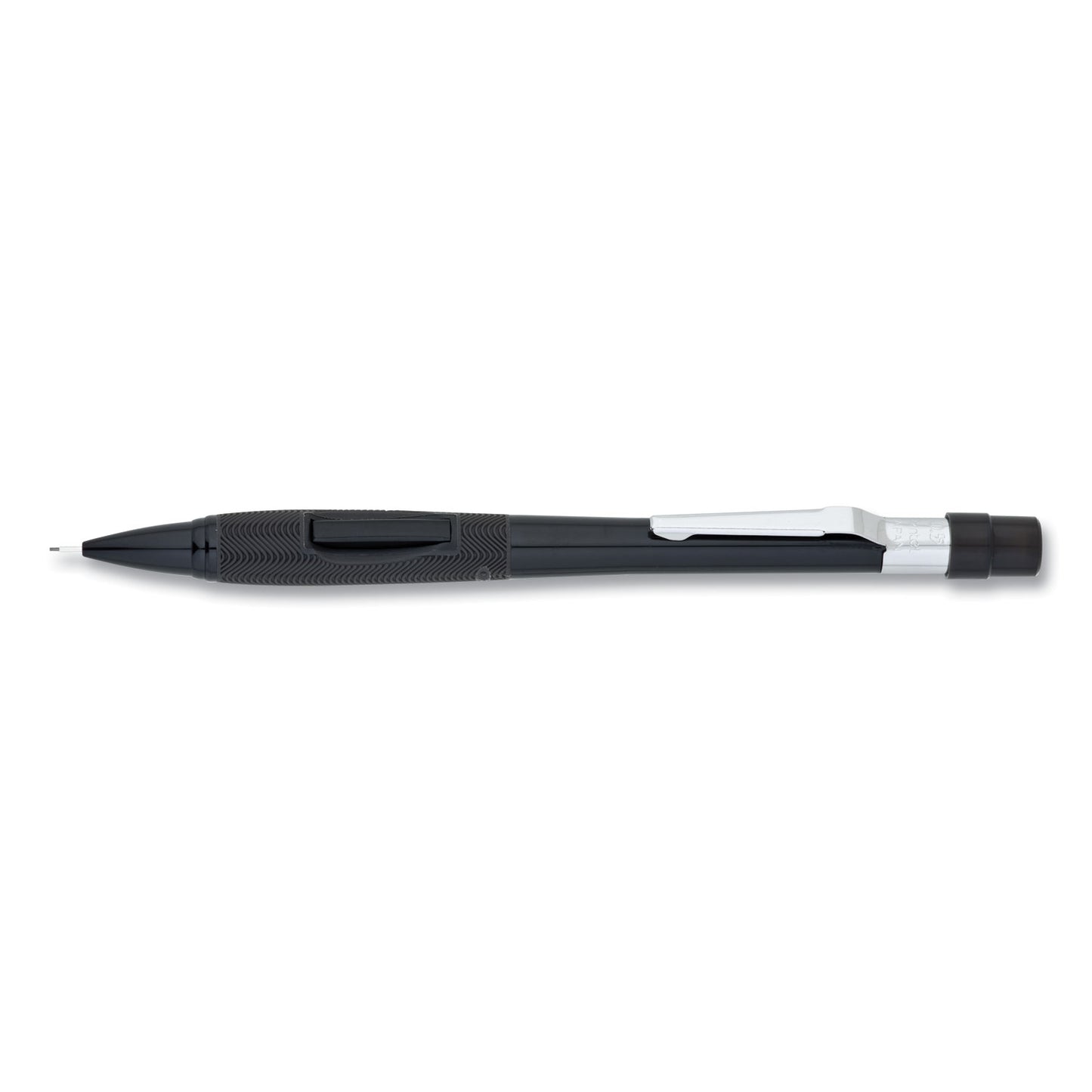 Pentel Quicker Clicker Mechanical Pencil, 0.5 mm, HB (#2), Black Lead, Black Barrel (PD345A)