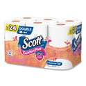 Scott ComfortPlus Toilet Paper, Double Roll, Bath Tissue, Septic Safe, 1-Ply, White, 231 Sheets/Roll, 12 Rolls/Pack, 4 Packs/Carton (47618)