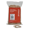 Universal Rubber Bands, Size 19, 0.04" Gauge, Beige, 1 lb Bag, 1,240/Pack (00119)