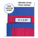 Carson-Dellosa Chairback Buddy Pocket Chart, 7 Pockets, 15 x 19, Blue/Red (CD158035)