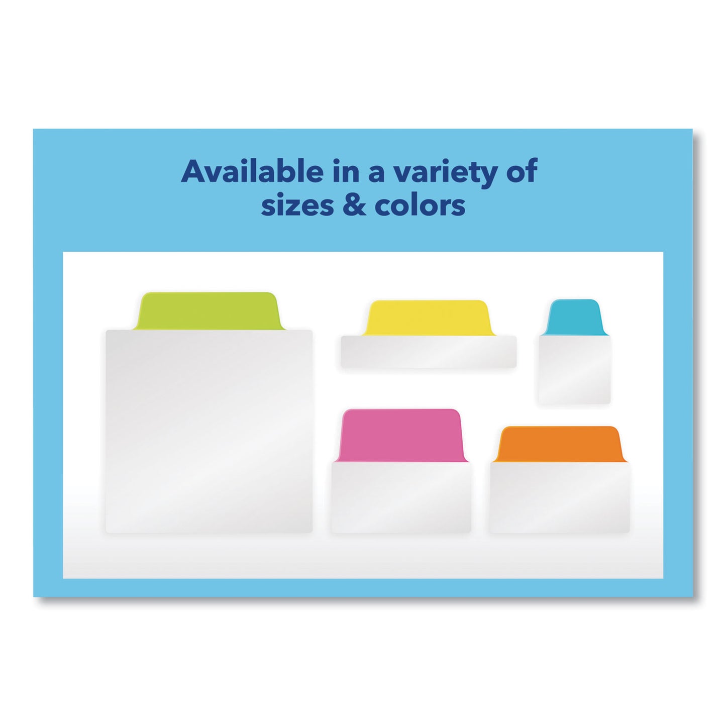 Avery Ultra Tabs Repositionable Tabs, Standard: 2" x 1.5", 1/5-Cut, Assorted Neon Colors, 24/Pack (74753)