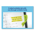 Avery Ultra Tabs Repositionable Tabs, Standard: 2" x 1.5", 1/5-Cut, Assorted Neon Colors, 24/Pack (74753)