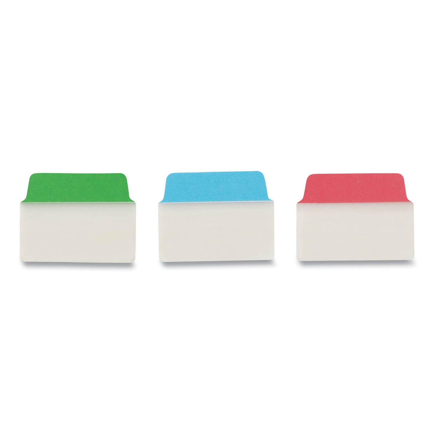 Avery Ultra Tabs Repositionable Tabs, Standard: 2" x 1.5", 1/5-Cut, Assorted Colors (Blue, Green and Red), 24/Pack (74754)