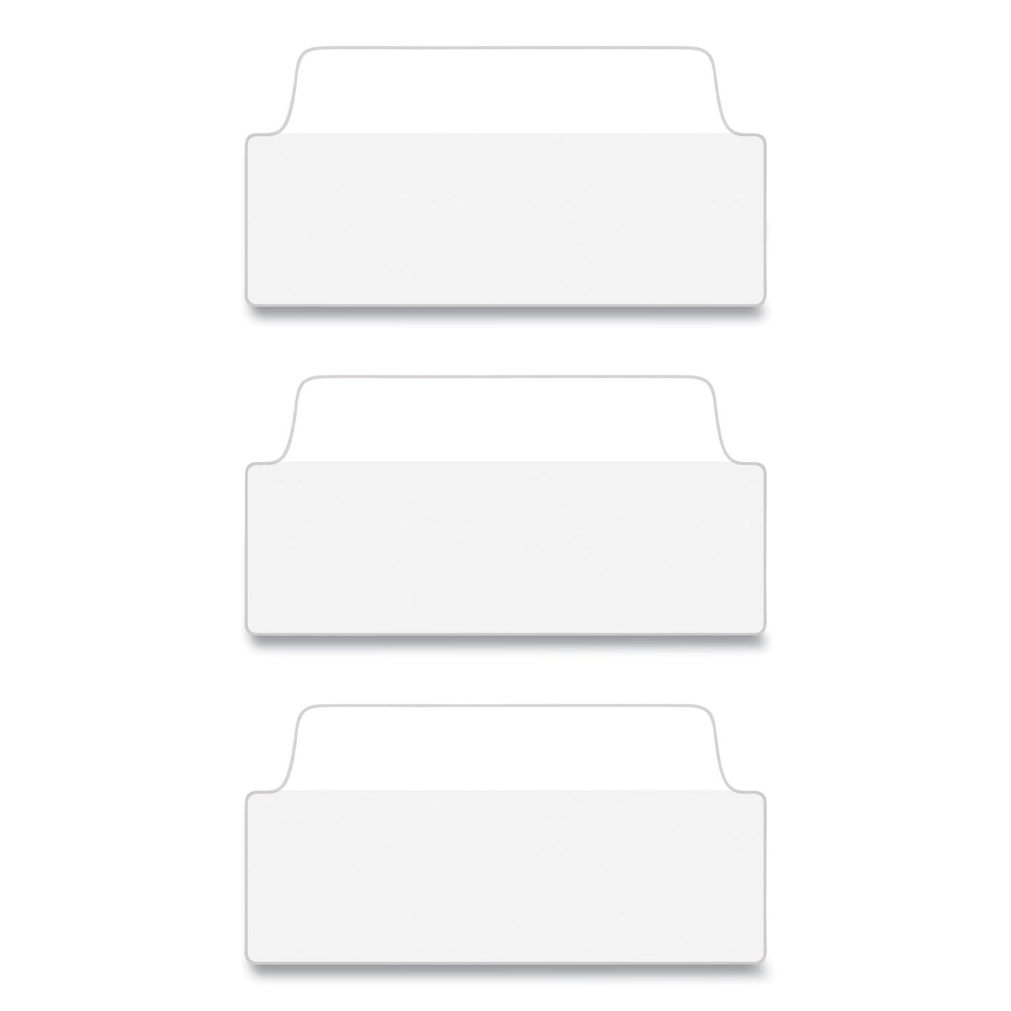 Avery Ultra Tabs Repositionable Tabs, Wide and Slim: 3" x 1.5", 1/3-Cut, White, 24/Pack (74776)