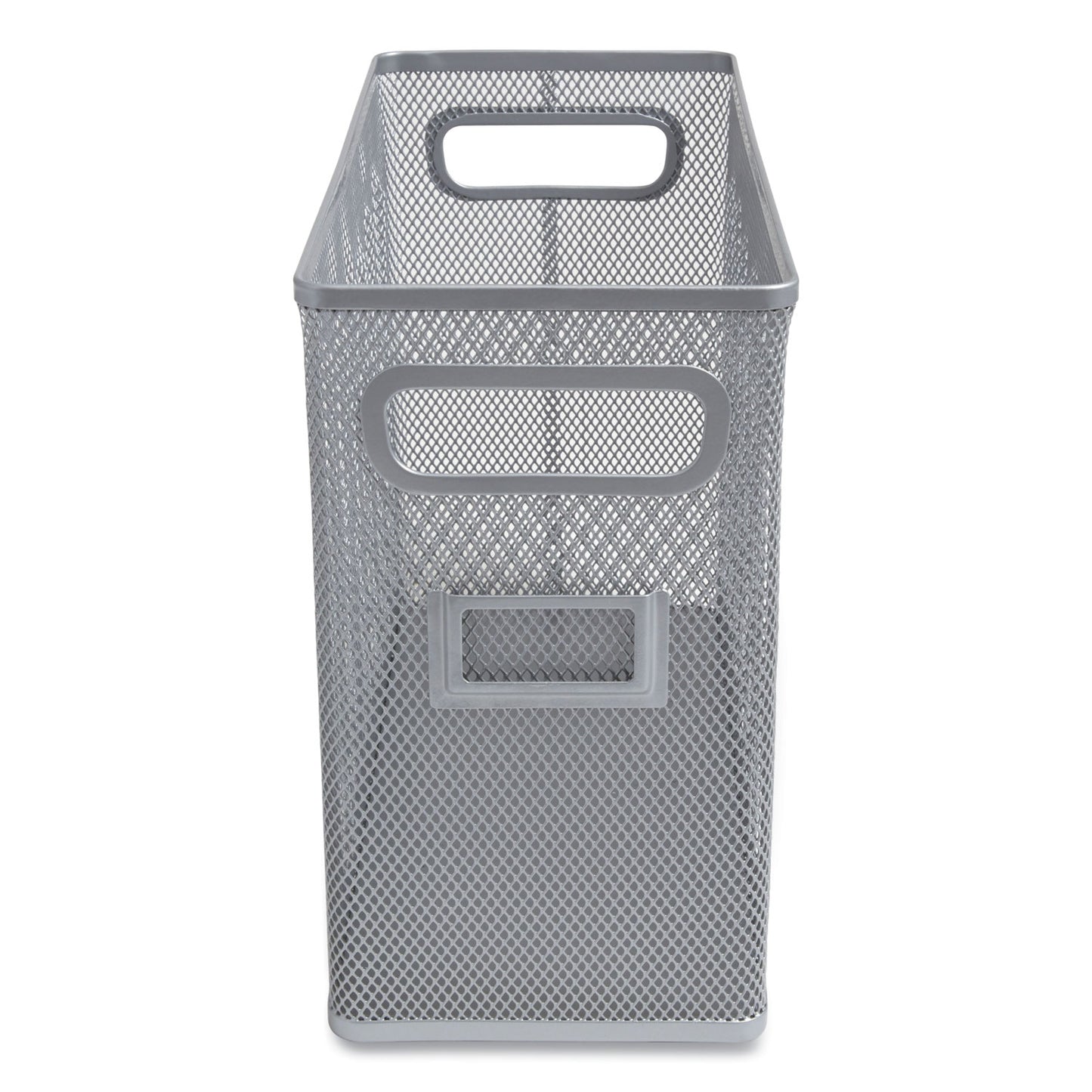 TRU RED Wire Mesh Box-Style Vertical Document Organizer, 1 Section, Letter-Size, 5.79 x 12.4 x 10.16, Silver (24402455)
