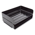 TRU RED Side-Load Stackable Plastic Document Tray, 1 Section, Legal-Size, 15.06 x 9.72 x 3.01, Black, 2/Pack (24380816)