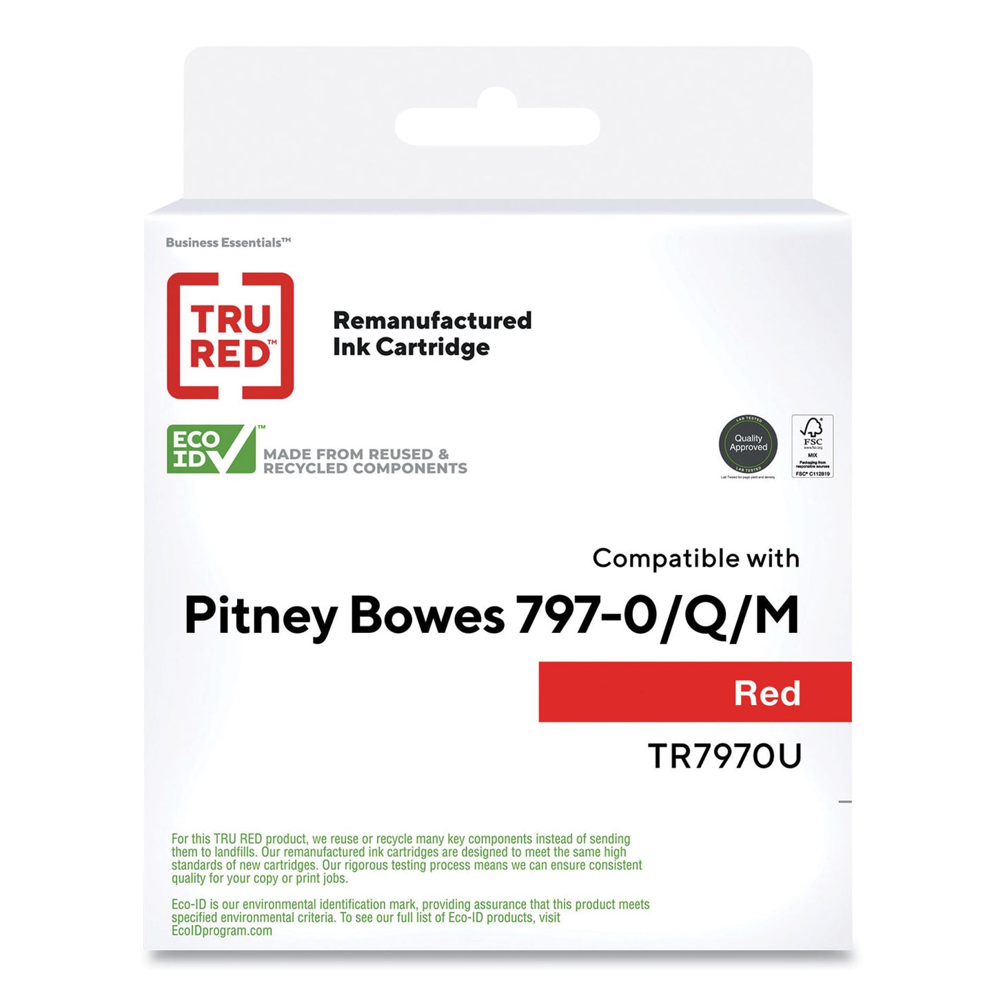 TRU RED Compatible 797-0 Ink, 800 Page-Yield, Red (756927)