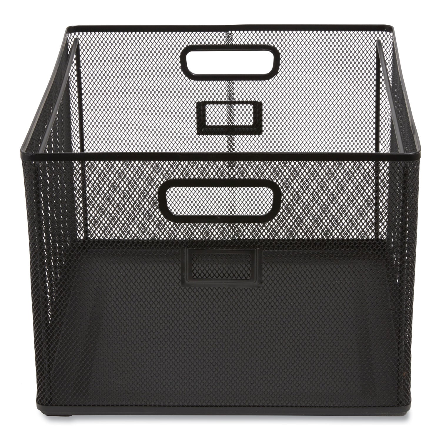 TRU RED Wire Mesh File Organizer, Letter Size, 13.98" Long, Black (24402487)
