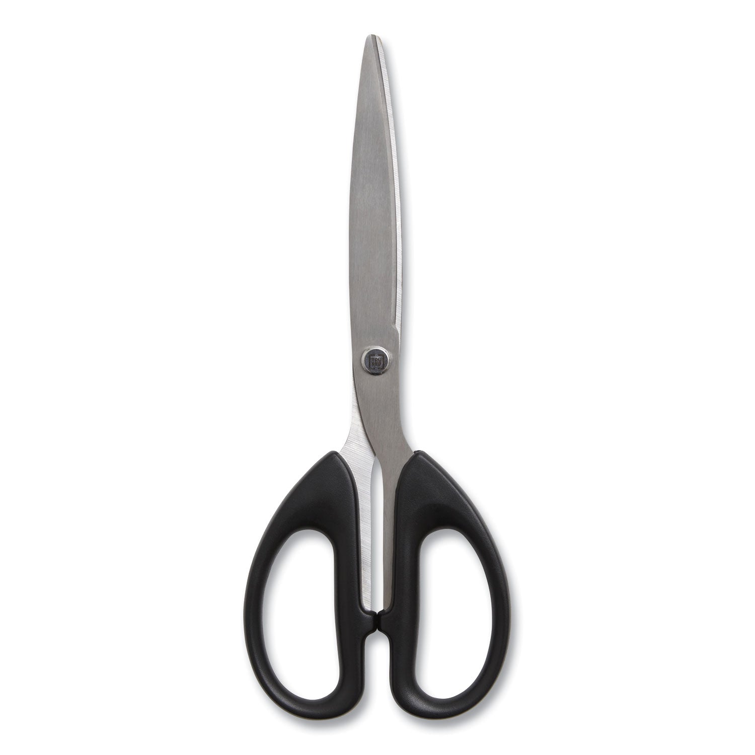 TRU RED Stainless Steel Scissors, 7" Long, 2.64" Cut Length, Straight Assorted Color Handles, 2/Pack (24380518)