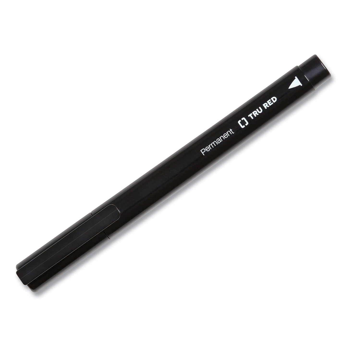 TRU RED Permanent Marker, Pen-Style, Fine Bullet Tip, Black, 36/Pack (24376667)