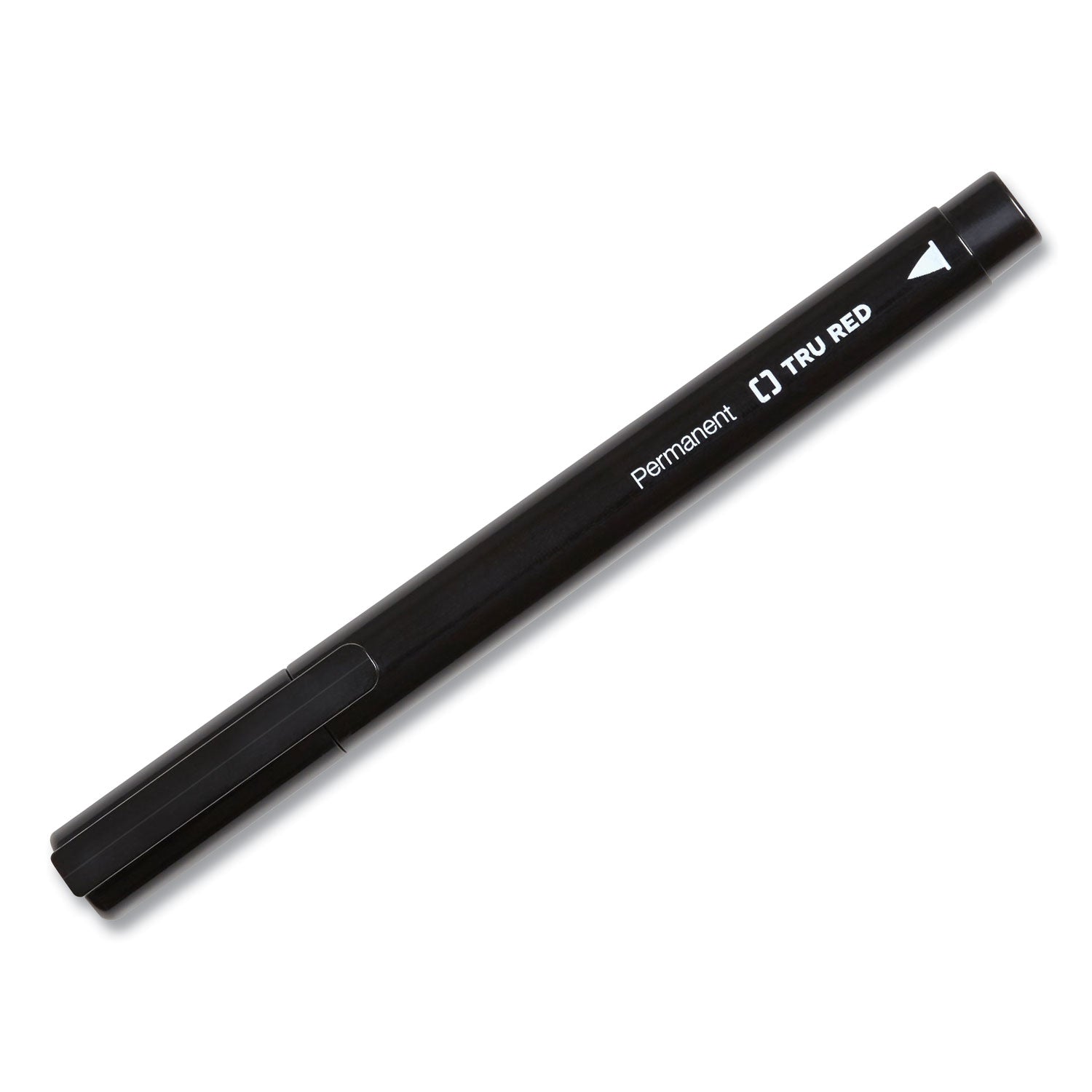 TRU RED Permanent Marker, Pen-Style, Fine Bullet Tip, Black, 36/Pack (24376667)