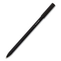 TRU RED Gripped Ballpoint Pen, Stick, Medium 1 mm, Black Ink, Black Barrel, 60/Pack (24328152)