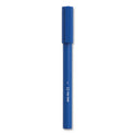 TRU RED Quick Dry Gel Pen, Stick, Medium 0.7 mm, Blue Ink, Blue Barrel, Dozen (24377021)