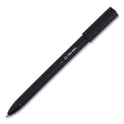 TRU RED Quick Dry Gel Pen, Stick, Fine 0.5 mm, Black Ink, Black Barrel, Dozen (24377030)