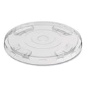 Perk Compostable Straw Slot Plastic Cold Cup Lids, Fits 12 oz, 16 oz Cold Cups, Clear, 500/Pack (24394125)